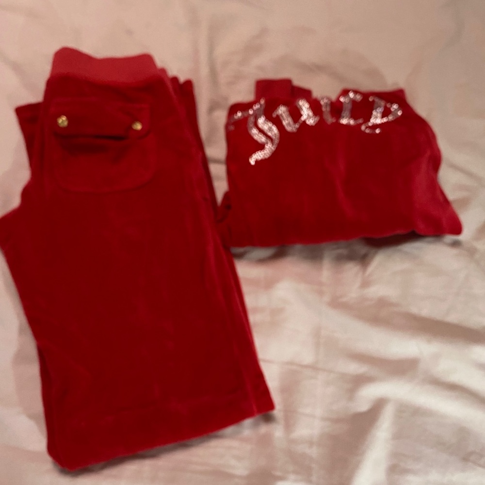 juicy couture tracksuit with bling